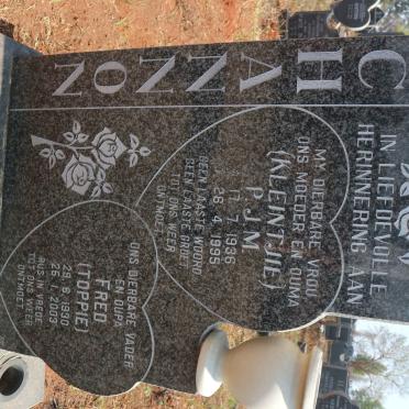 CHANNON Fred 1930-2003 &amp; P.J.M. 1936-1995
