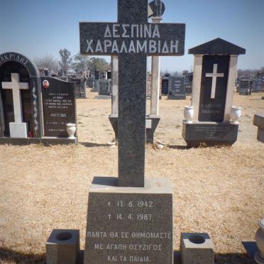 CHARALAMBIDIS Despina 1942-1987