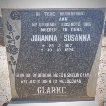 CLARKE Johanna Susanna 1917-1974