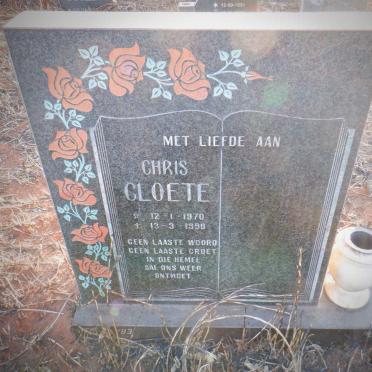 CLOETE Chris 1970-1998