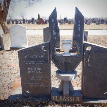 CLAASSEN Martha Helena 1914-1989