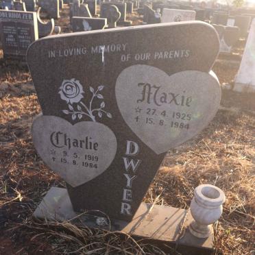 DWYER Charlie 1919-1984 &amp; Maxie 1925-1984