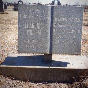 DIJK Francois Willem, van 1963-1990