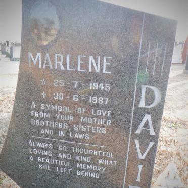 DAVID Marlene 1945-1987