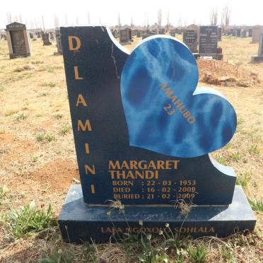 DLAMINI Margaret Thandi 1953-2009