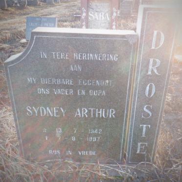 DROSTE Sydney Arthur 1942-1997