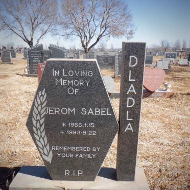 DLADLA Jerom Sabel 1966-1993