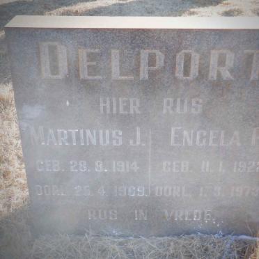 DELPORT Martinus J. 1914-1969 &amp; Engela P. 1922-1973