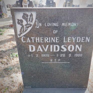 DAVIDSON Catherine Leyden 1908-1980