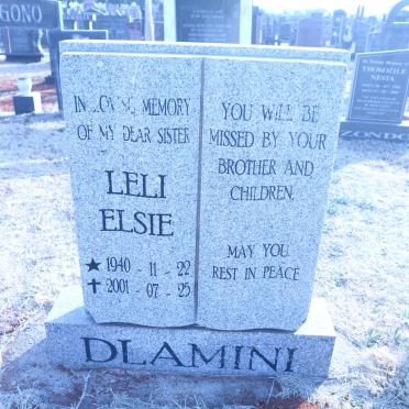DLAMINI Leli Elsie 1940-2001