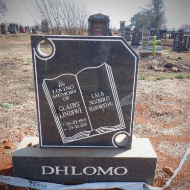 DHLOMO Gladys Lindiwe 1965-2011