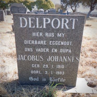 DELPORT Jacobus Johannes 1910-1983