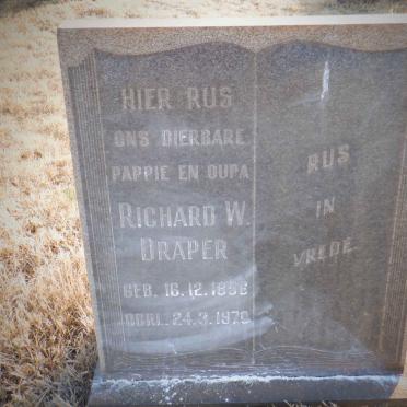 DRAPER Richard W. 1896-1970