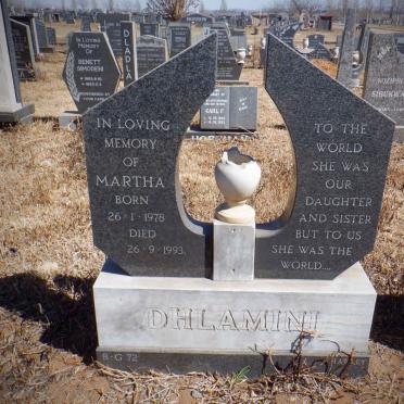 DHLAMINI Martha 1978-1993