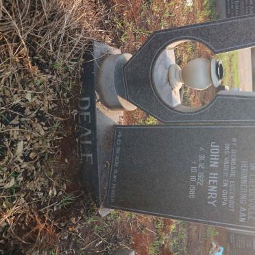 DEALE John Henry 1922-1988