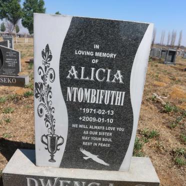 DWENGA Alicia Ntombifuthi 1971-2009