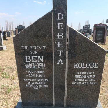 DEBETA Ben Madumetsha 1965-2011