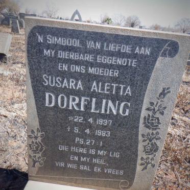 DORFLING Susara Aletta 1937-1983