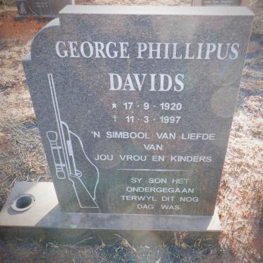 DAVIDS George Phillipus 1920-1997