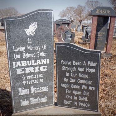DUBE Jabulani Eric 1943-1997