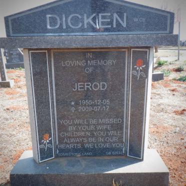 DICKEN Jerod 1955-2009