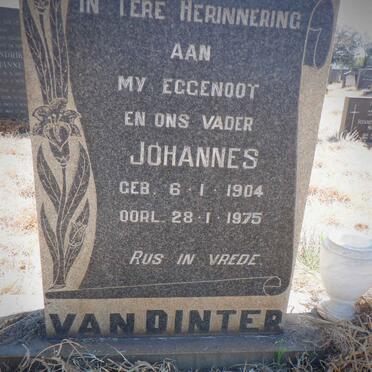 DINTER Johannes, van 1904-1975 Maria A.S. 1907-1984