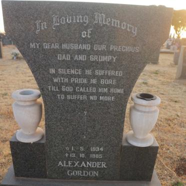 EDWARDS Alexander Gordon 1934-1985