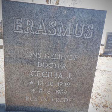 ERASMUS Cecilia J. 1949-1989