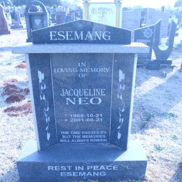 ESEMANG Jacqueline Neo 1968-2001