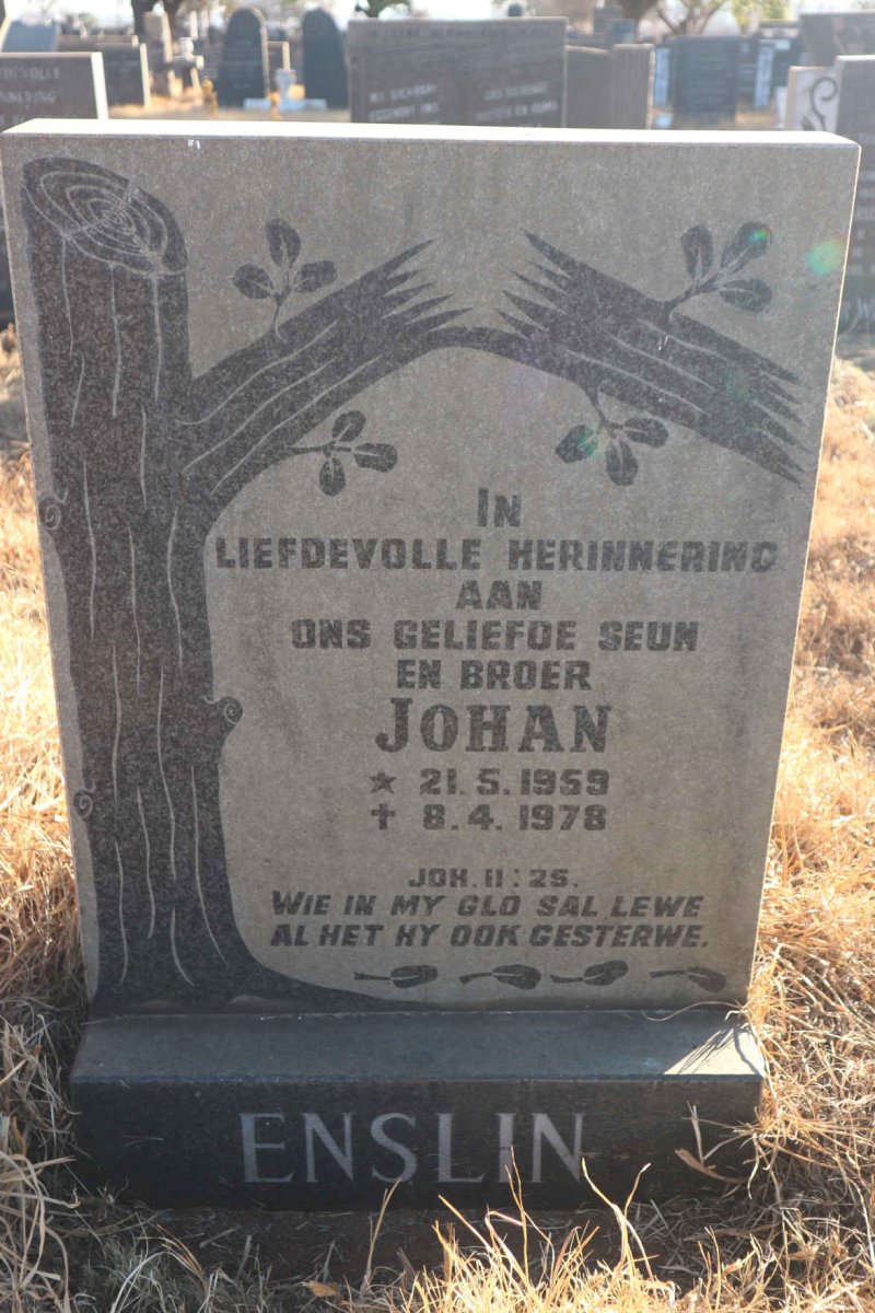 ENSLIN Johan 1959-1978