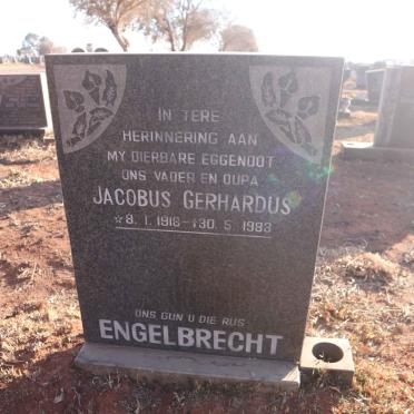 ENGELBRECHT Jacobus Gerhardus 1918-1983