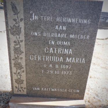 ERASMUS Catrina Gertruida Maria 1897-1973
