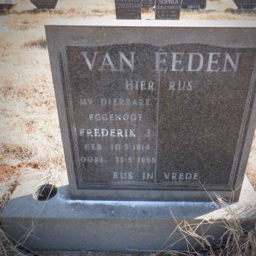 EEDEN Frederik J., van 1914-1985
