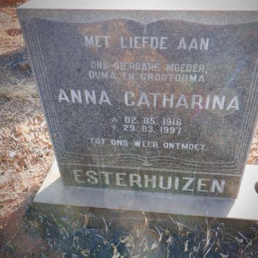 ESTERHUIZEN Anna Catharina 1916-1997
