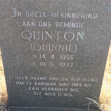 ERLANK Quinton 1955-1977