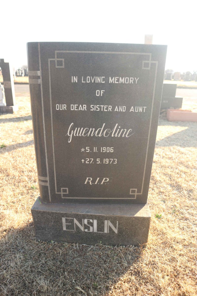 ENSLIN Gwendoline 1906-1973