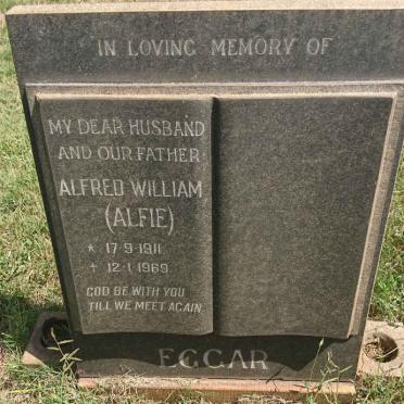 EGGAR Alfred William 1911-1969 