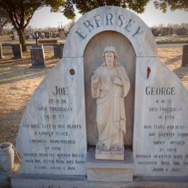 EBERSEY George 1932-1978 :: EBERSEY Joe 1956-1977