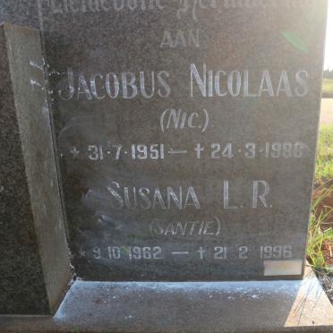 ELOFF Jacobus Nicolaas 1951-1988 &amp; Susana L.R. 1962-1996
