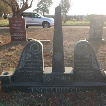 ENGELBRECHT Willem Johannes 1930-1987 &amp; Nellie Thelma 1926-1991