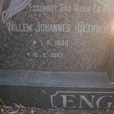 ENGELBRECHT Willem Johannes 1930-1987 &amp; Nellie Thelma 1926-1991