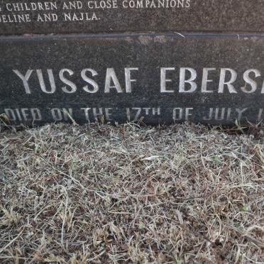 EBERSEY Saliba -1977 :: EBERSEY Lumena -1981 :: EBERSEY Yussaf -1972
