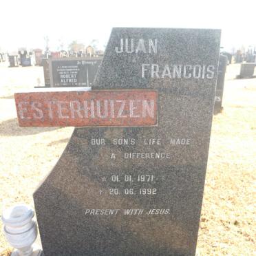 ESTERHUIZEN Juán Francois 1971-1992
