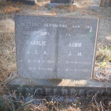ENGELBRECHT J.C.A. 1908-1981 &amp; J.M. 1909-1984