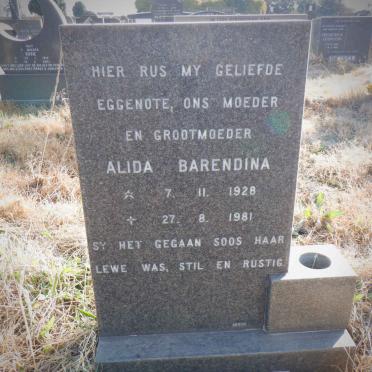 EARLE Alida Barendina 1928-1981