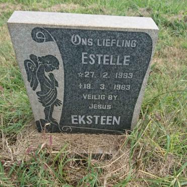 EKSTEEN Estelle 1983-1983 