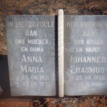 ENGELBRECHT Johannes Hendrik Petrus 1928-1977 &amp; Anna Maria 1931-1977 :: ENGELBRECHT Johannes Erasmus 1955-1992