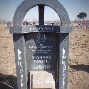 FENYANE Mahase Paul 1940-2012