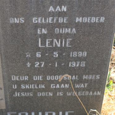 FOURIE Lenie 1890-1978