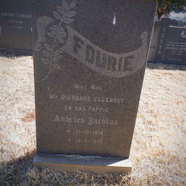 FOURIE Andries Jacobus 1918-1973